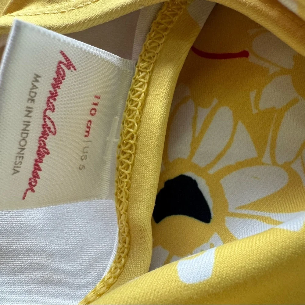 Hanna Andersson Yellow Daisy Kids Swimsuit